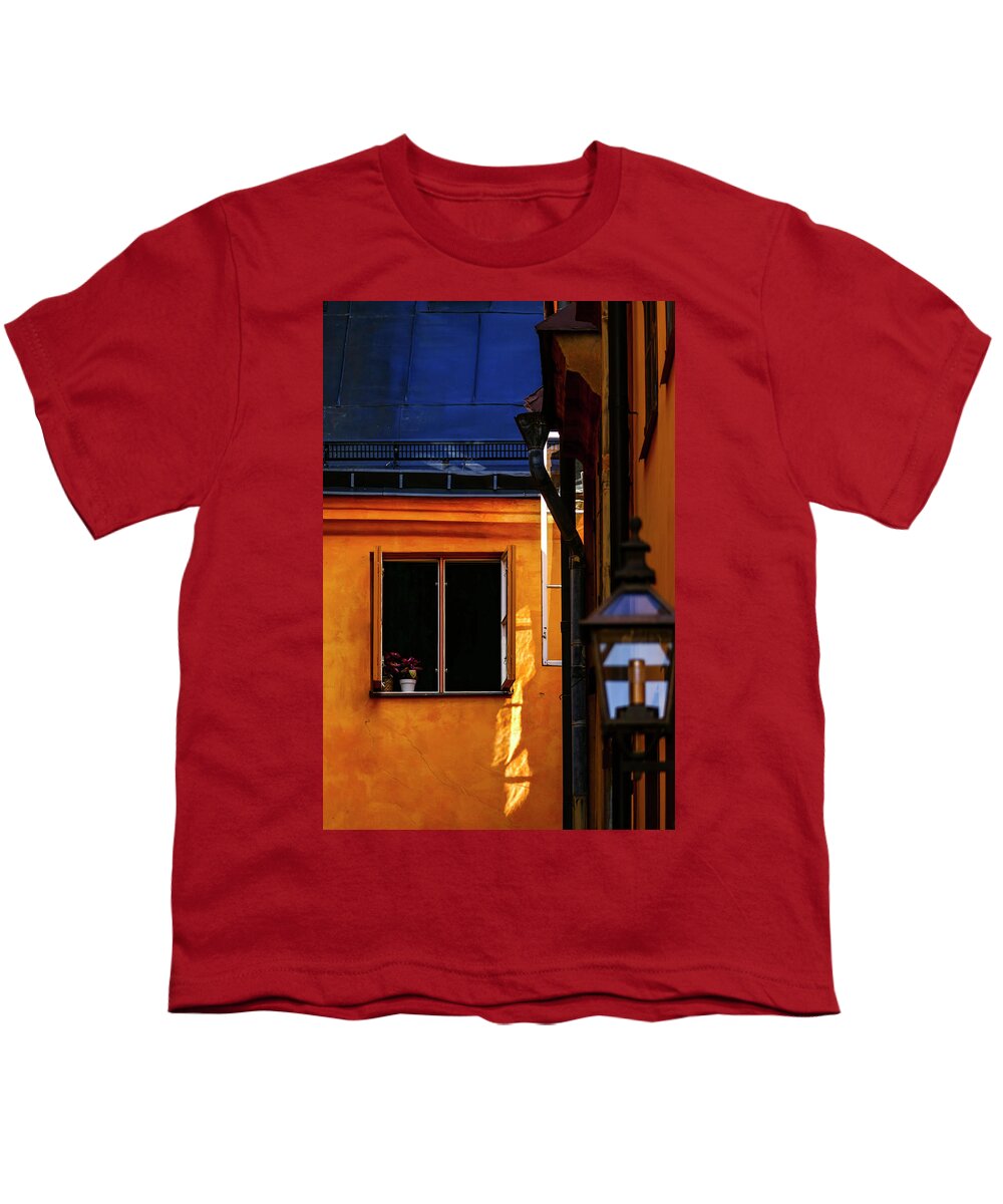 Europe Youth T-Shirt featuring the photograph Old Town Stockholm by Alexander Farnsworth