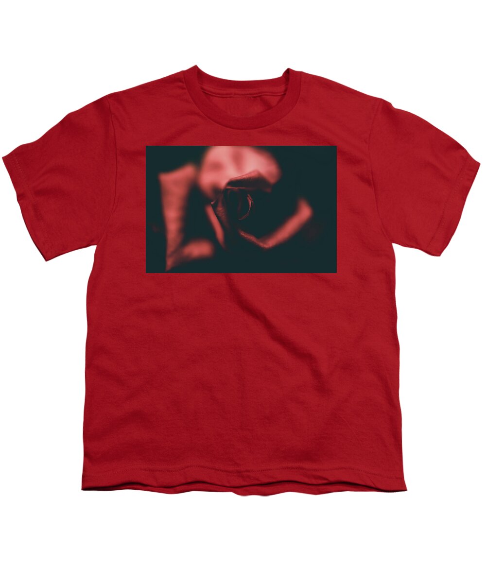 Shadows Youth T-Shirt featuring the photograph Shadows on a flower by Anamar Pictures