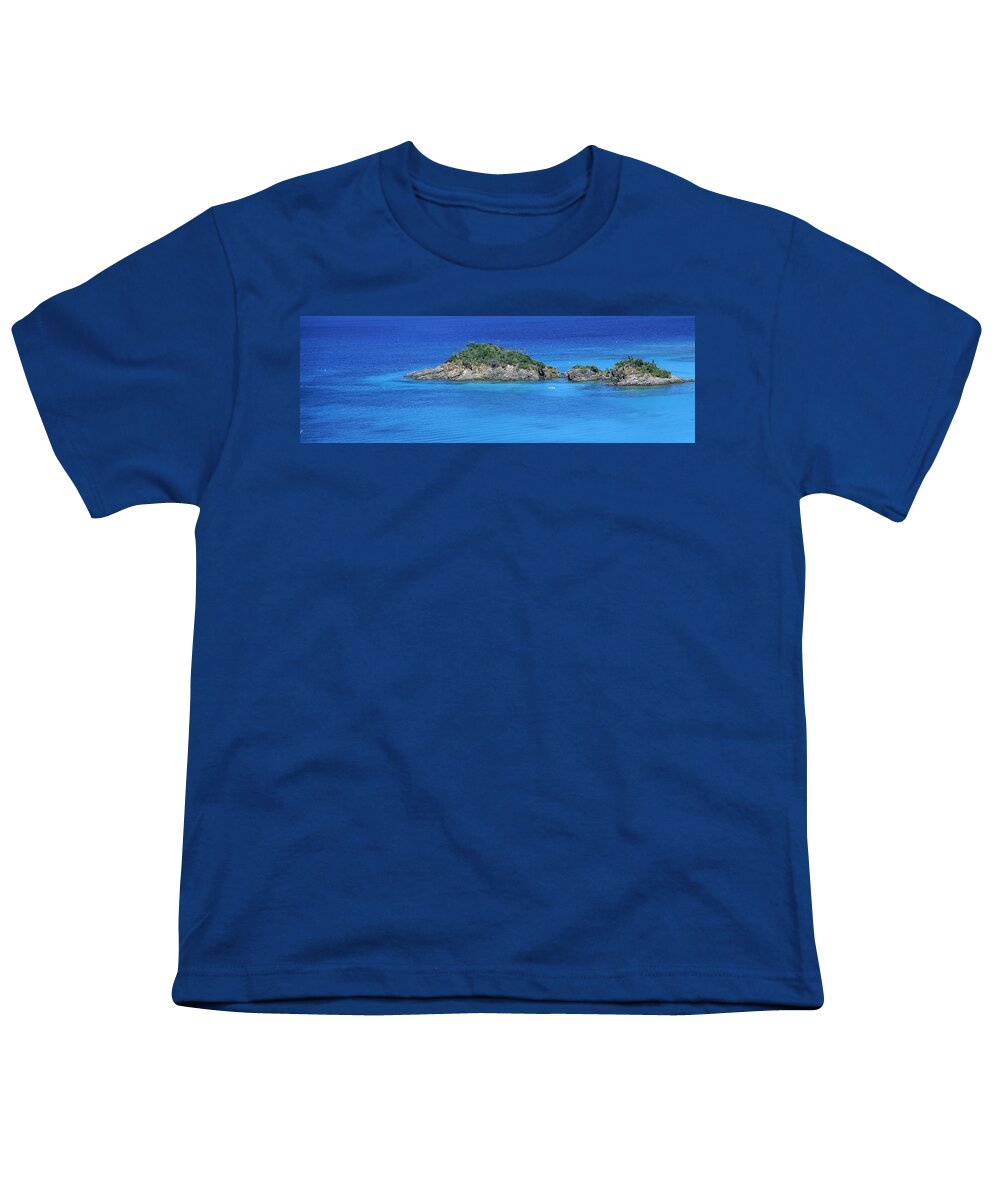 Photography Youth T-Shirt featuring the photograph Trunk Bay Virgin Islands National Park #1 by Panoramic Images