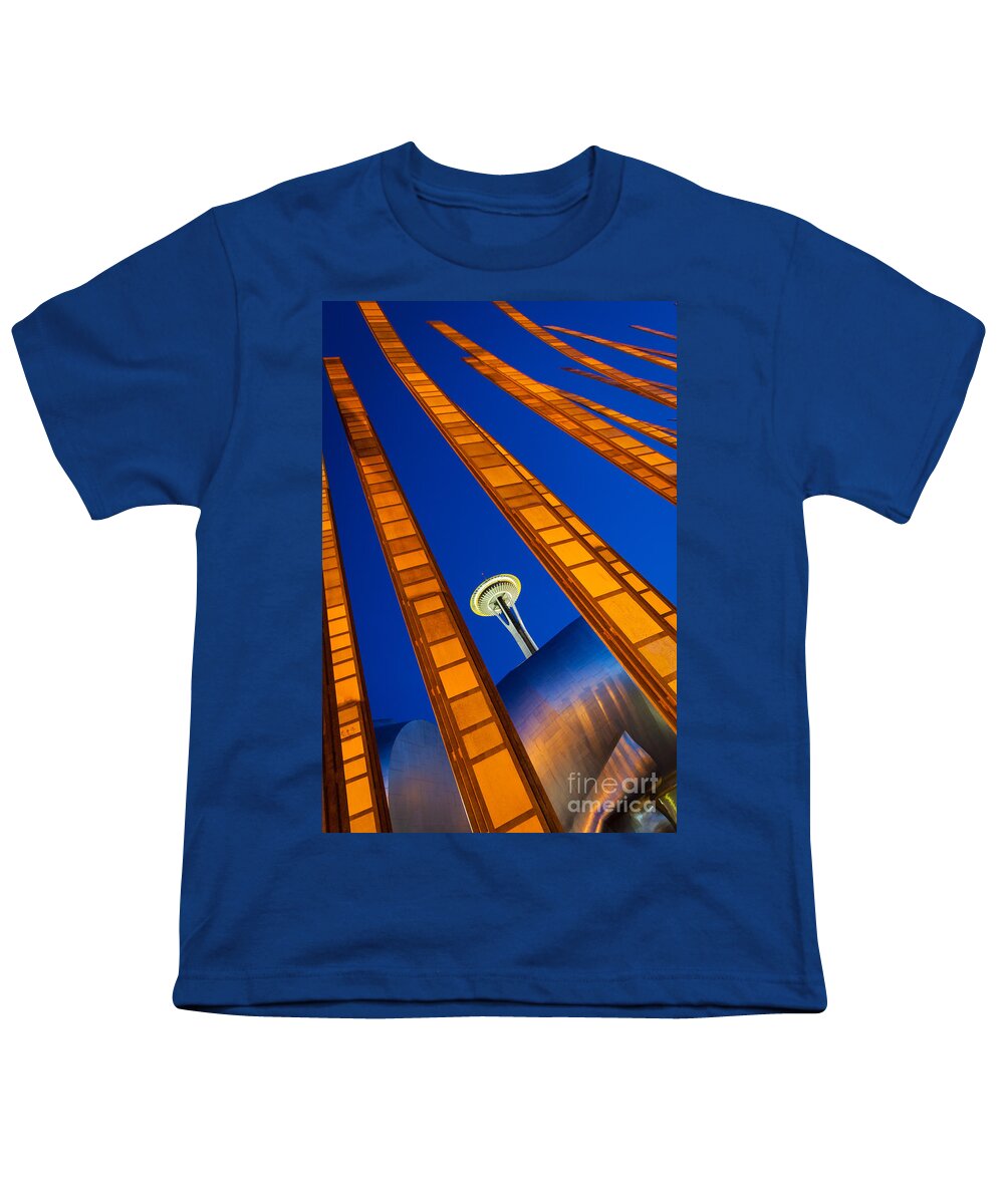 Seattle Youth T-Shirt featuring the photograph Reach for the sky #4 by Inge Johnsson