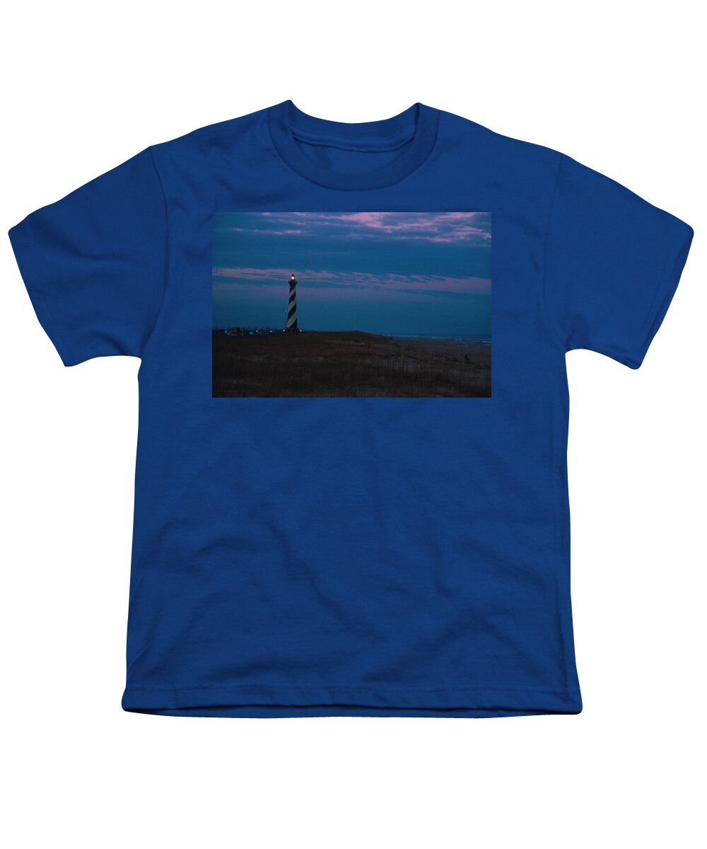 North Carolina Youth T-Shirt featuring the photograph Cape Hatteras Lighthouse #3 by Bruce Roberts