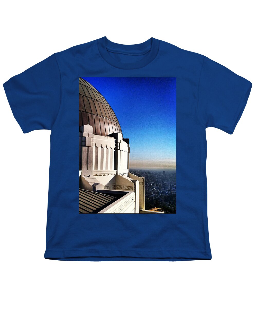 Los Angeles Youth T-Shirt featuring the photograph LA Griffith Observatory afternoon by Gabe Arroyo