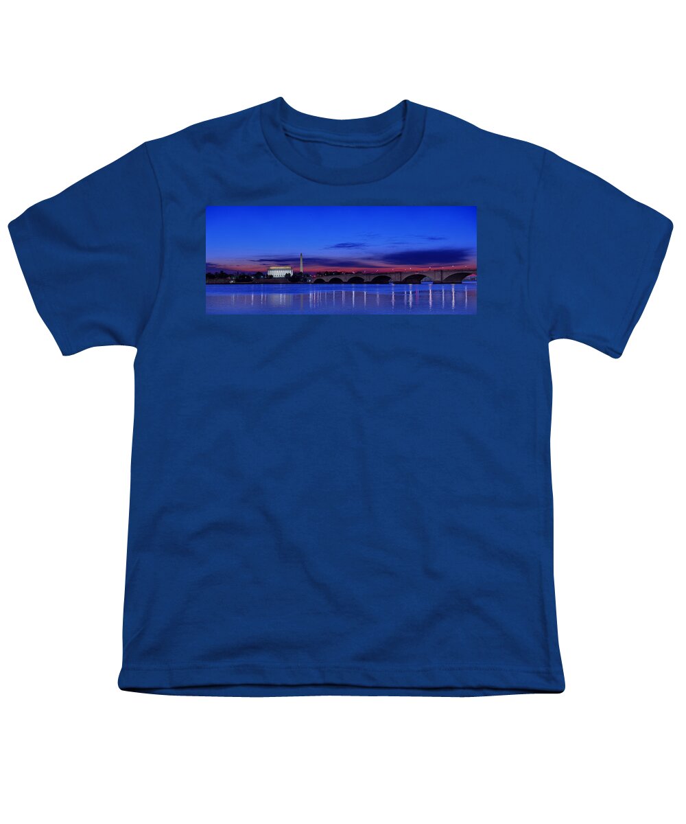 Abe Youth T-Shirt featuring the photograph Morning Along The Potomac by Metro DC Photography