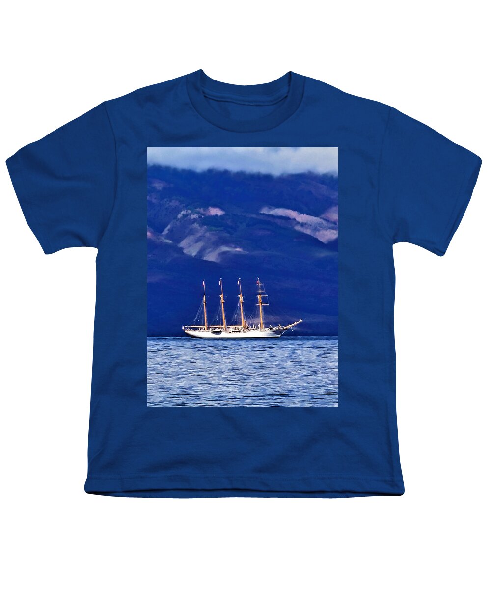 Ocean Youth T-Shirt featuring the photograph Road to Lahaina 34 by Dawn Eshelman
