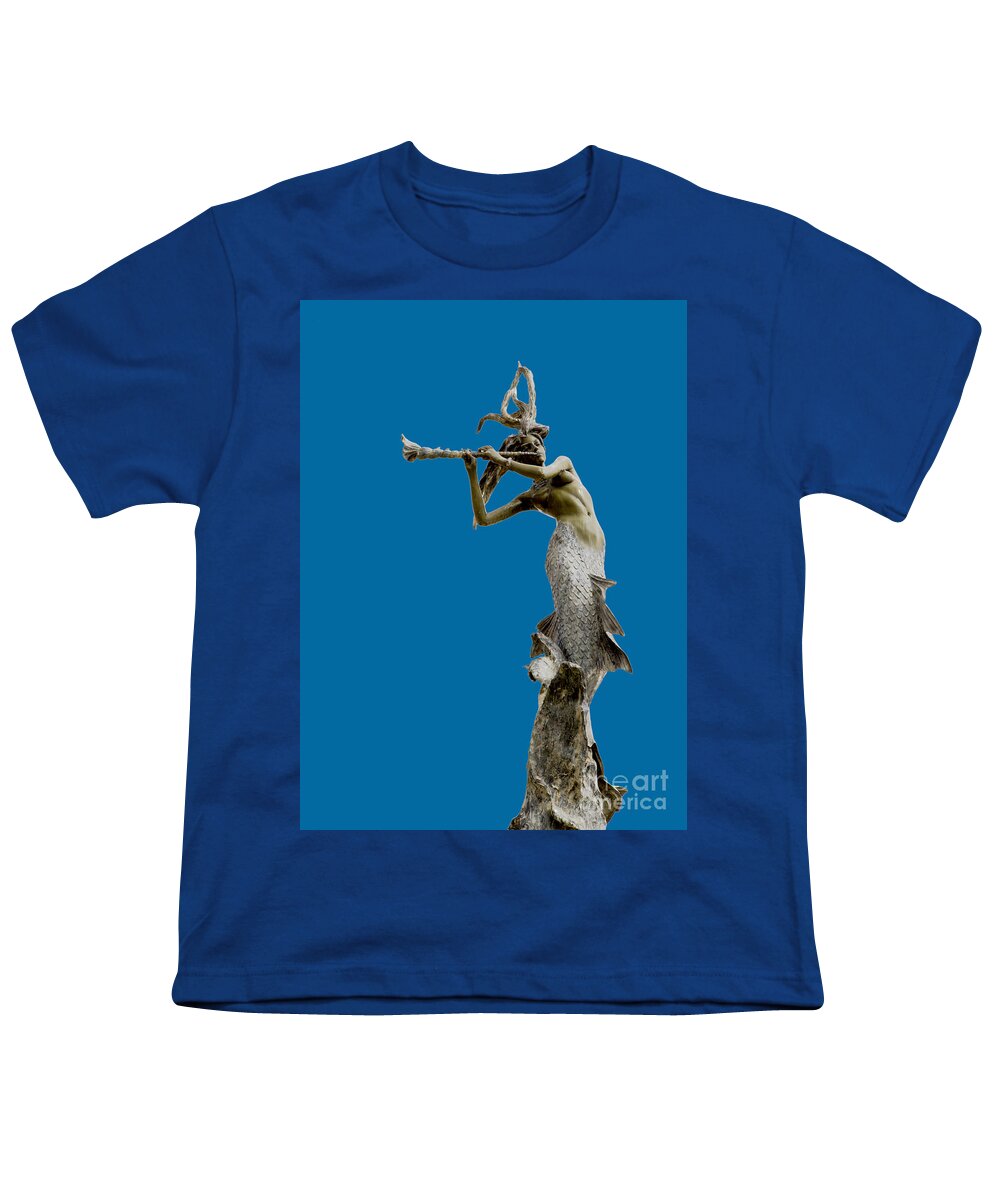 Water Goddess Youth T-Shirt featuring the photograph Sea Goddess by David Millenheft