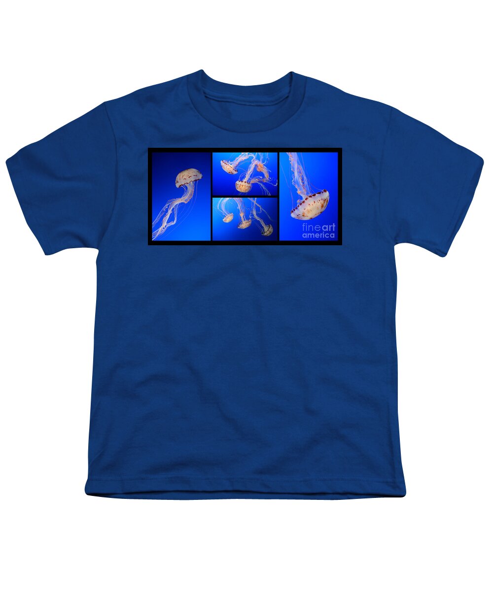 Jellyfish Youth T-Shirt featuring the photograph Magical Jellies 3 by Bob Christopher