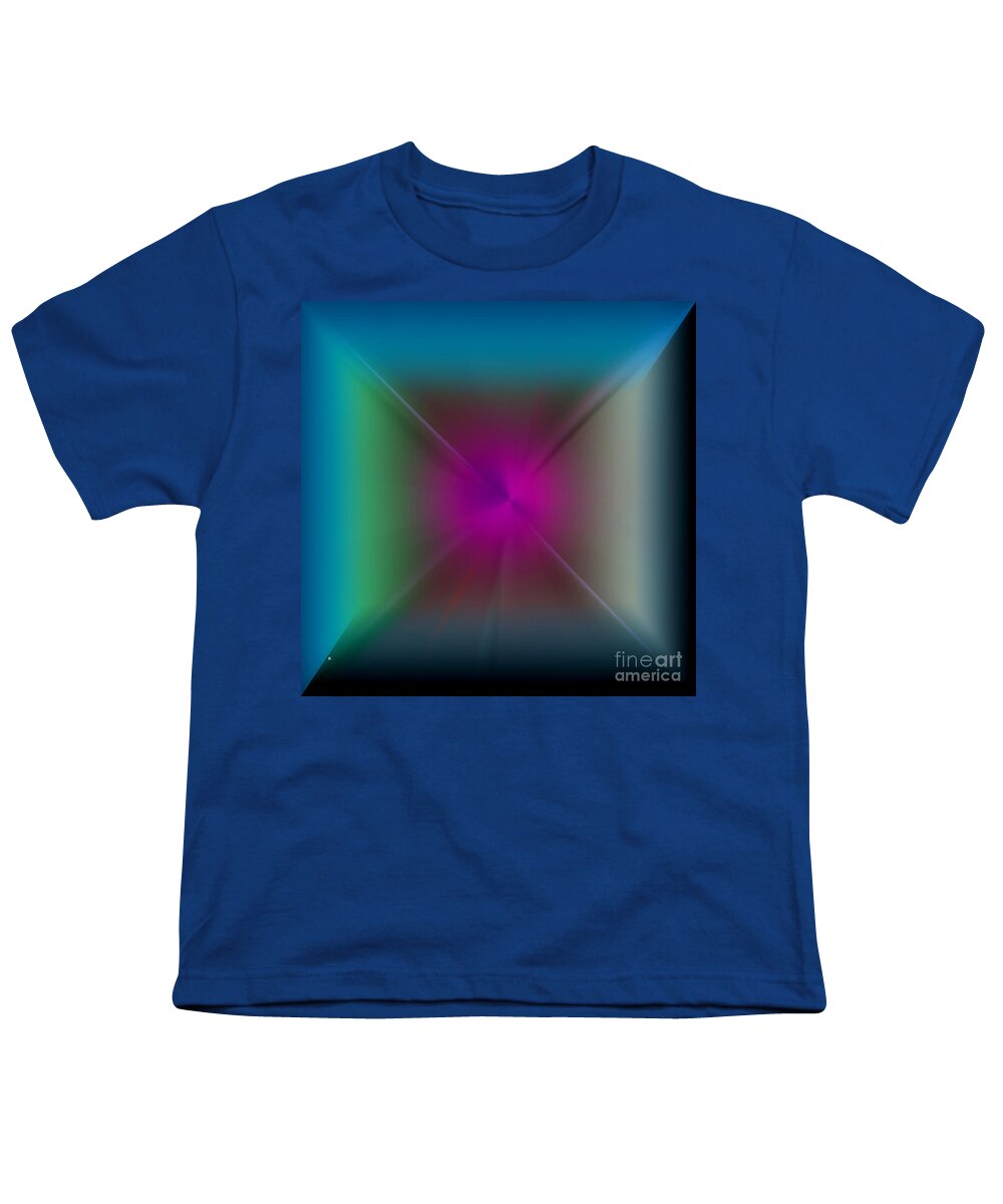 Abstract Youth T-Shirt featuring the digital art 1390-2 2016 by John Krakora
