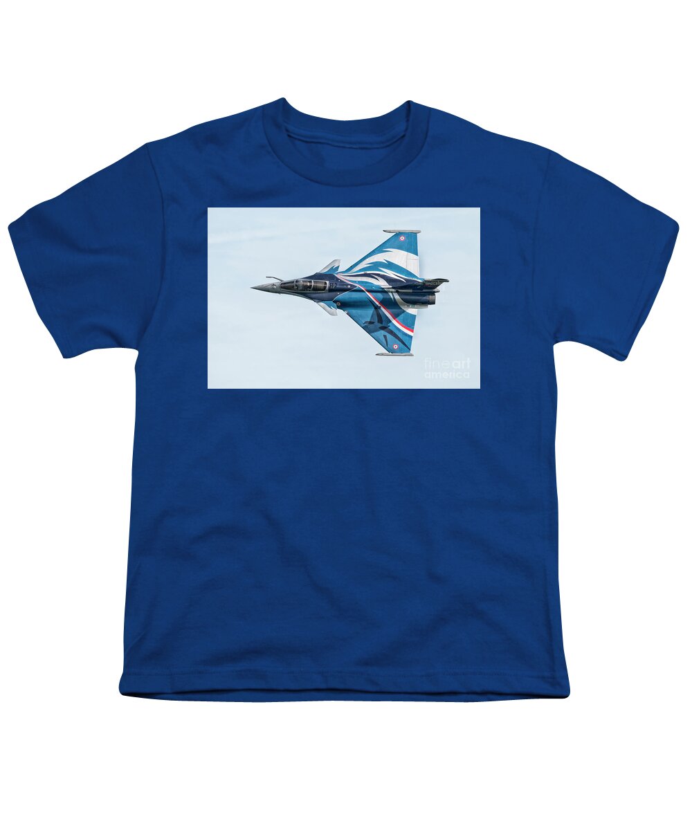 Rafale Youth T-Shirt featuring the photograph Dassault Rafale #4 by Airpower Art