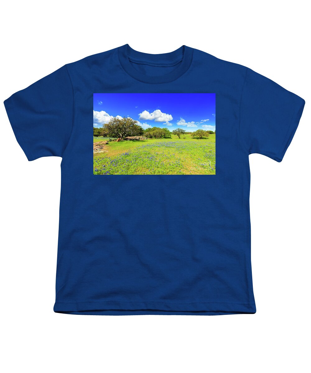 Austin Youth T-Shirt featuring the photograph Texas Hill Country #7 by Raul Rodriguez