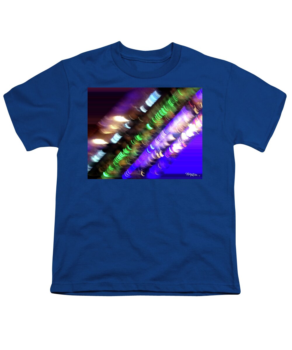 Evolving Energy Youth T-Shirt featuring the photograph Abstract Evolving #0609_15 by Barbara Tristan