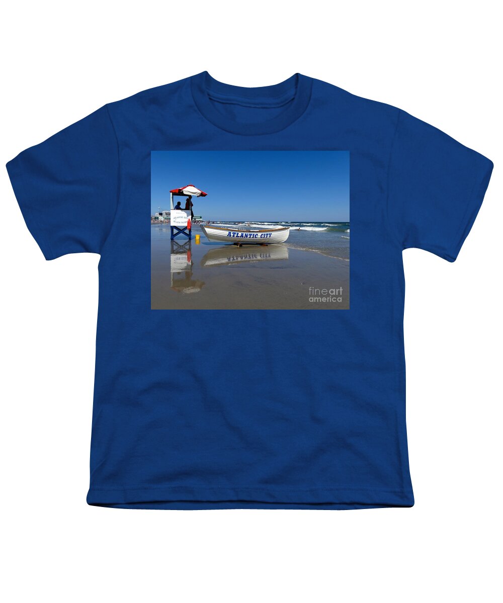 Atlantic City Youth T-Shirt featuring the photograph Atlantic City by Mafalda Cento