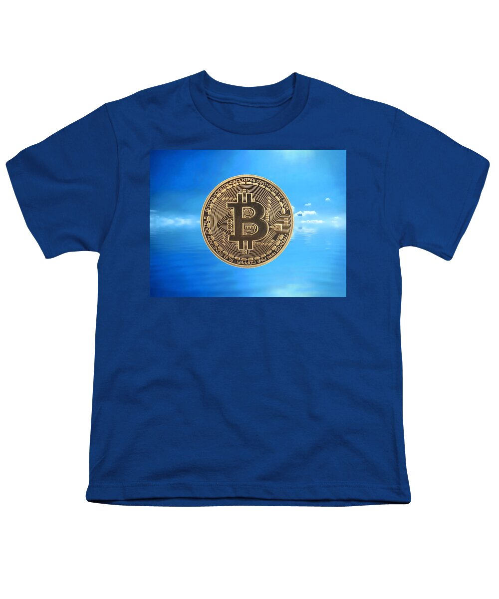 Bitcoin Youth T-Shirt featuring the photograph Bitcoin Revolution by Chris Montcalmo