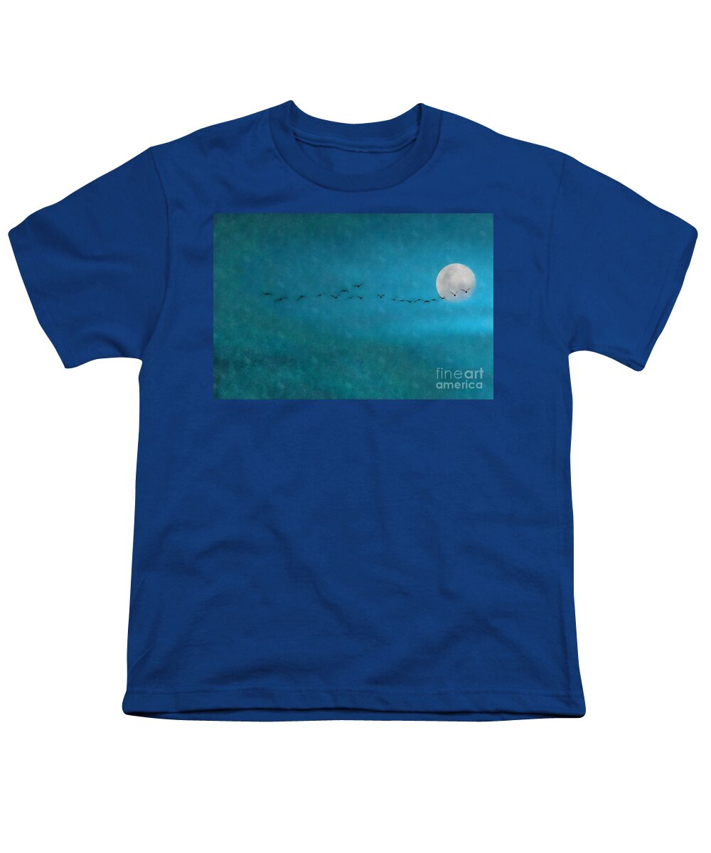Blue Sky Youth T-Shirt featuring the photograph Blue Skies by Andrea Kollo