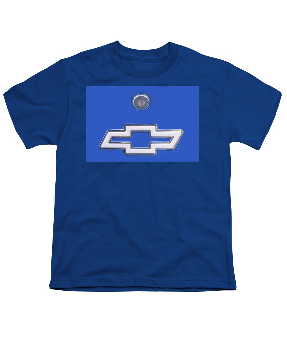 Chevrolet Emblem Youth T-Shirt featuring the photograph Chevrolet by Ram Vasudev