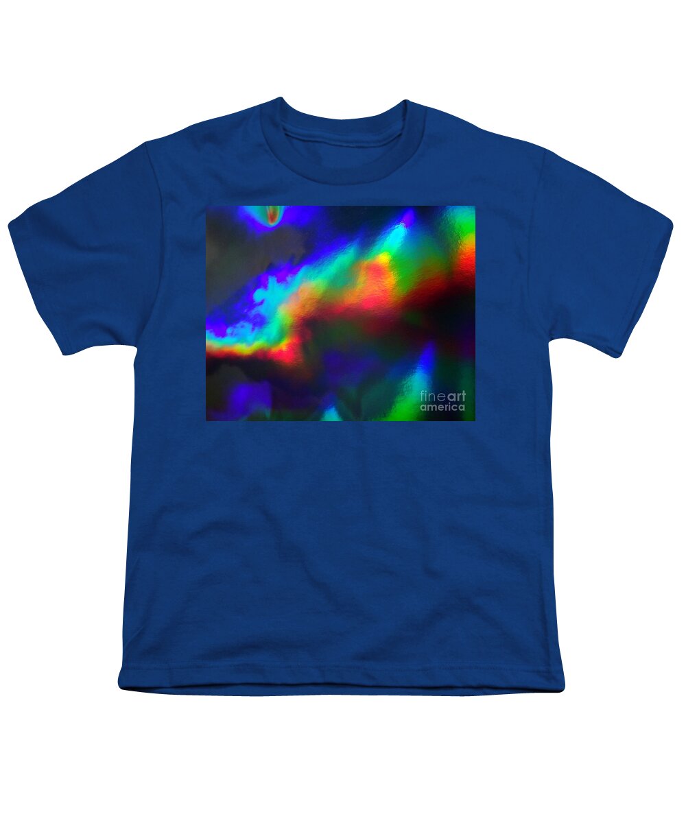 Abstract Art Youth T-Shirt featuring the photograph Heavenly Lights by Karen Jane Jones