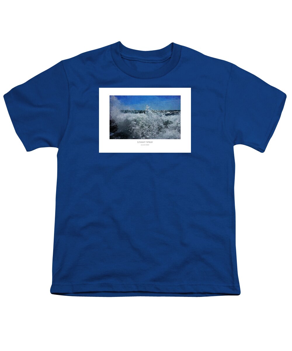 Blue Youth T-Shirt featuring the digital art Levant Spray by Julian Perry