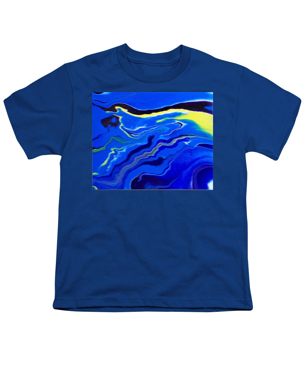  Youth T-Shirt featuring the painting Mistic by Thomas Whitlock