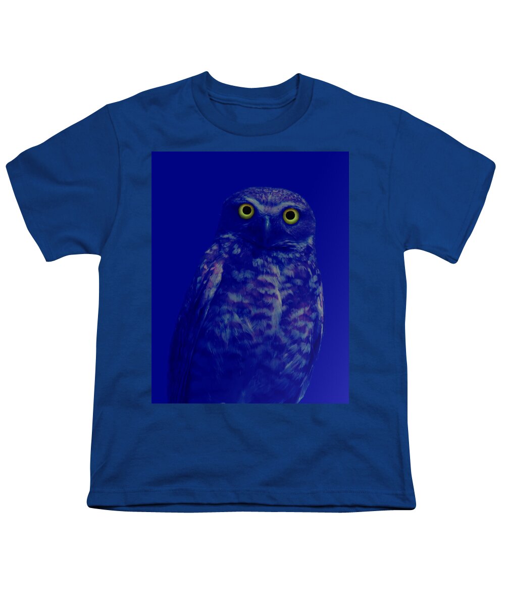Owl Youth T-Shirt featuring the photograph Night Stare by Shane Bechler
