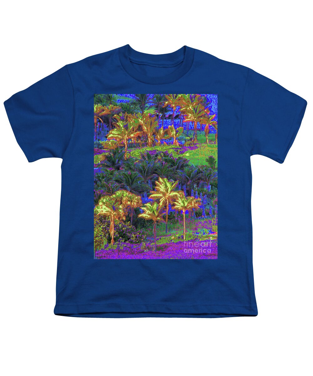 Palm Tree Youth T-Shirt featuring the photograph Palm 1011 by Corinne Carroll