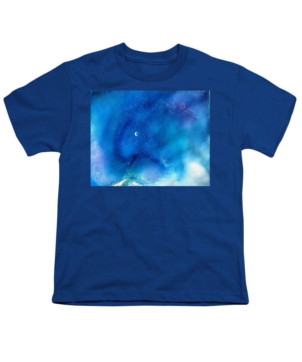 Spiritual Youth T-Shirt featuring the painting Path of the Morning Star by Lee Pantas
