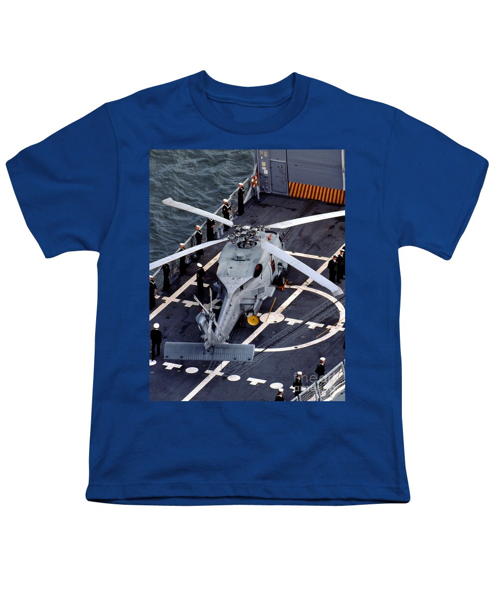  Sikorsky Youth T-Shirt featuring the photograph Sikorsky SH-60B Seahawk by Wernher Krutein