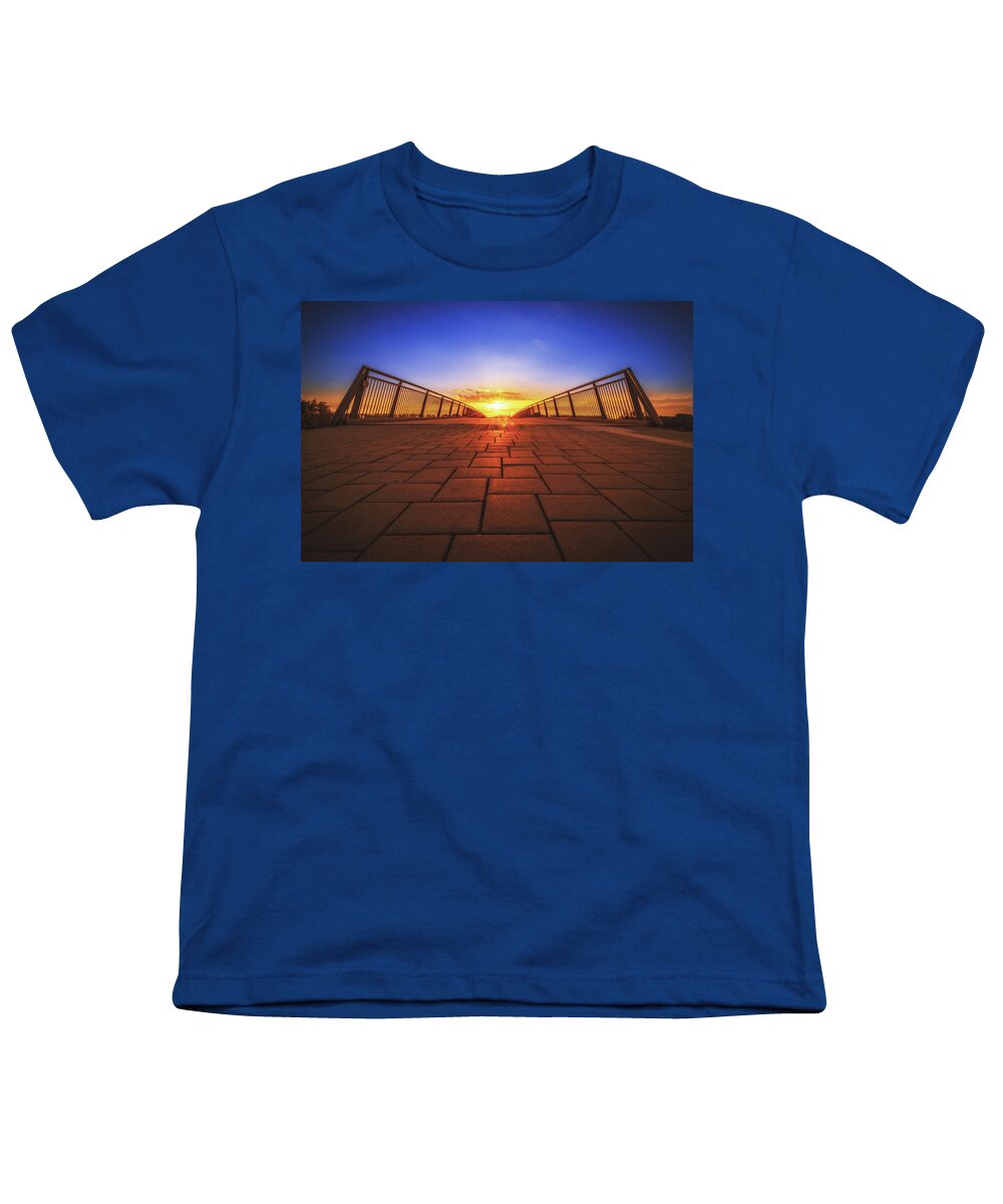 Terence Hill Bridge Youth T-Shirt featuring the photograph Terence Hill Bridge by Marc Braner