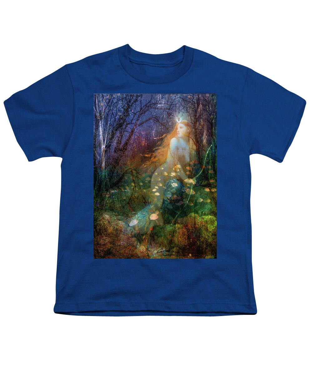 Fall Youth T-Shirt featuring the photograph The Elements Water by Debra and Dave Vanderlaan