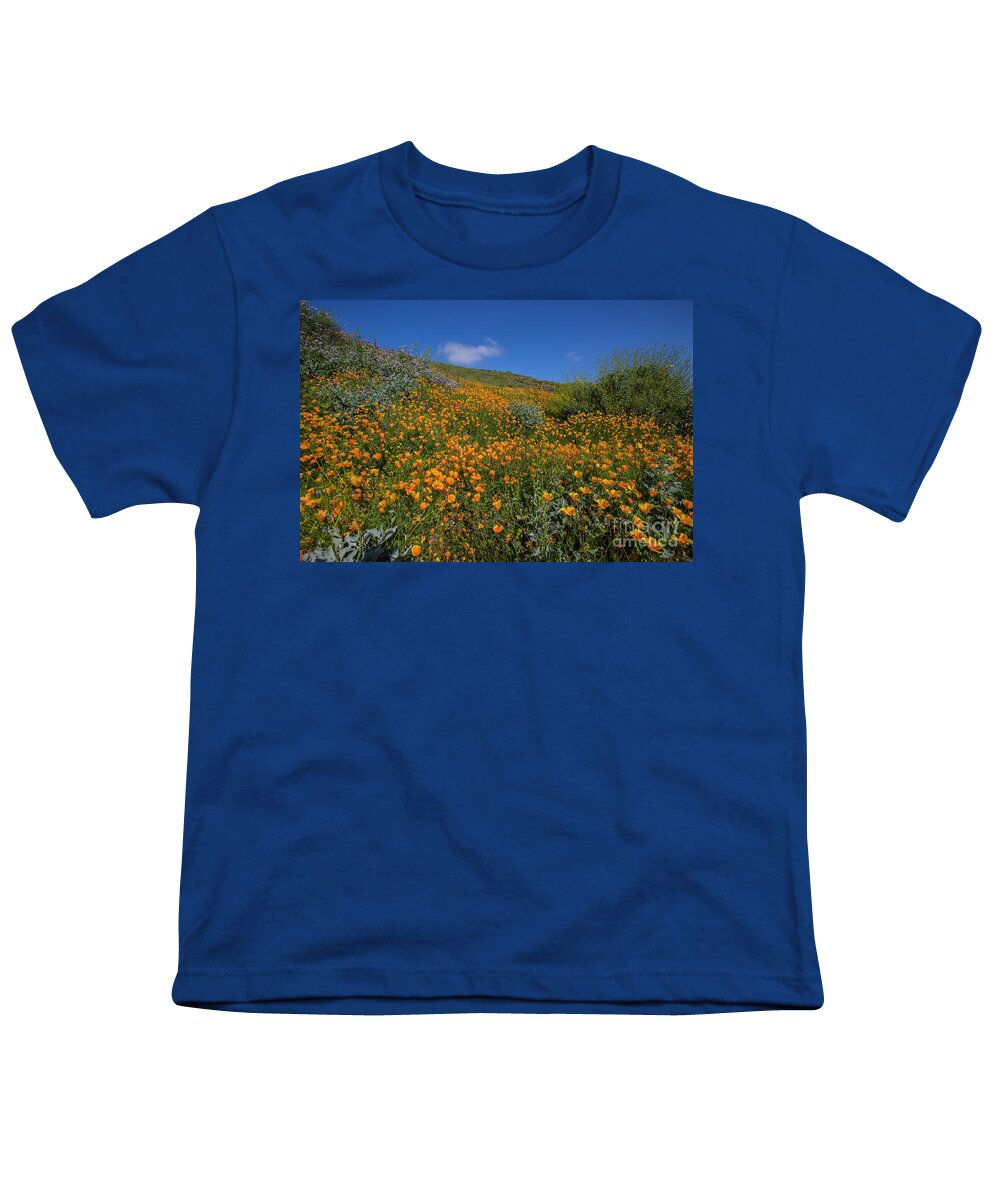 Photography Youth T-Shirt featuring the photograph Wildflower Superbloom 11 by Daniel Knighton