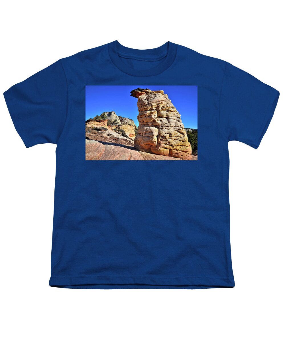 Zion National Park Youth T-Shirt featuring the photograph Zion Beehive - Zion National Park by Ray Mathis