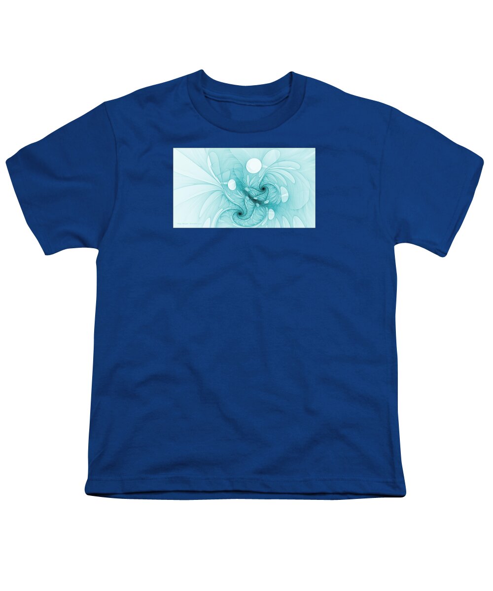 Euphoria Youth T-Shirt featuring the digital art Aquaphoria by Doug Morgan