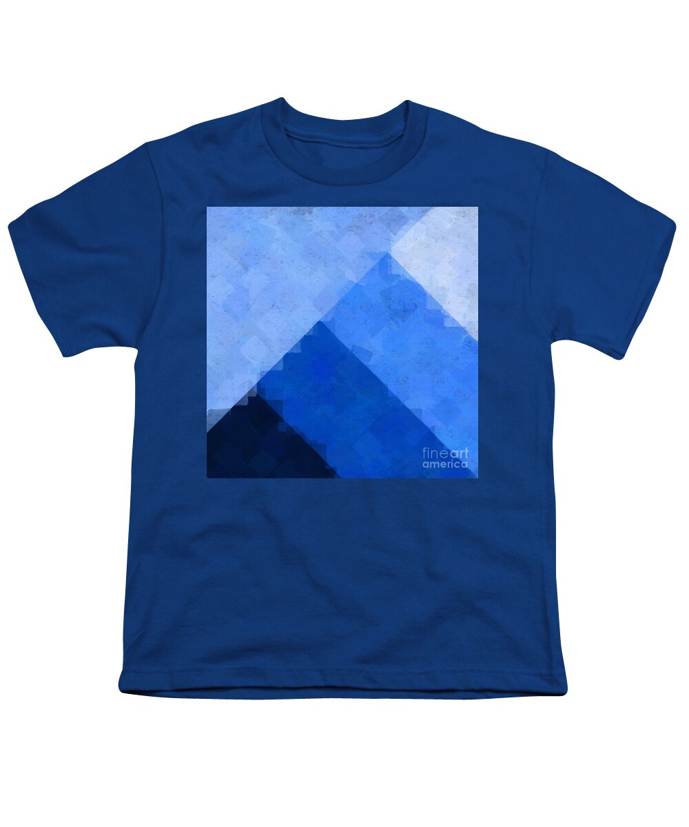 Blue Youth T-Shirt featuring the digital art BlueAngle by Bill King