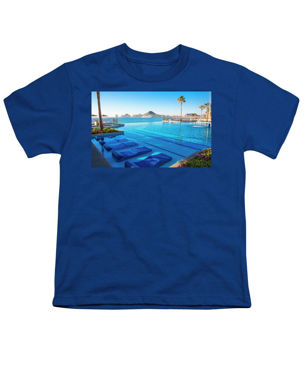 Cabo Youth T-Shirt featuring the photograph Resort Living by Bill Cubitt