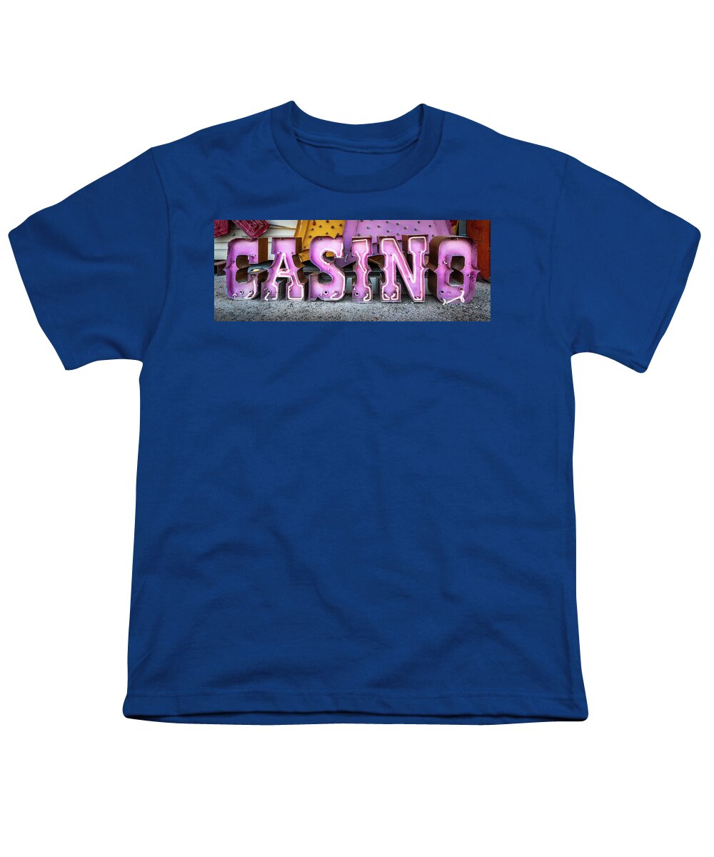 Las Vegas Youth T-Shirt featuring the photograph Casino by Bryan Xavier