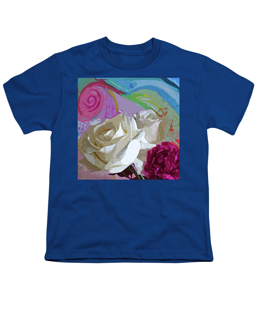 Flower Youth T-Shirt featuring the photograph Flower Abstract 1015 by Corinne Carroll