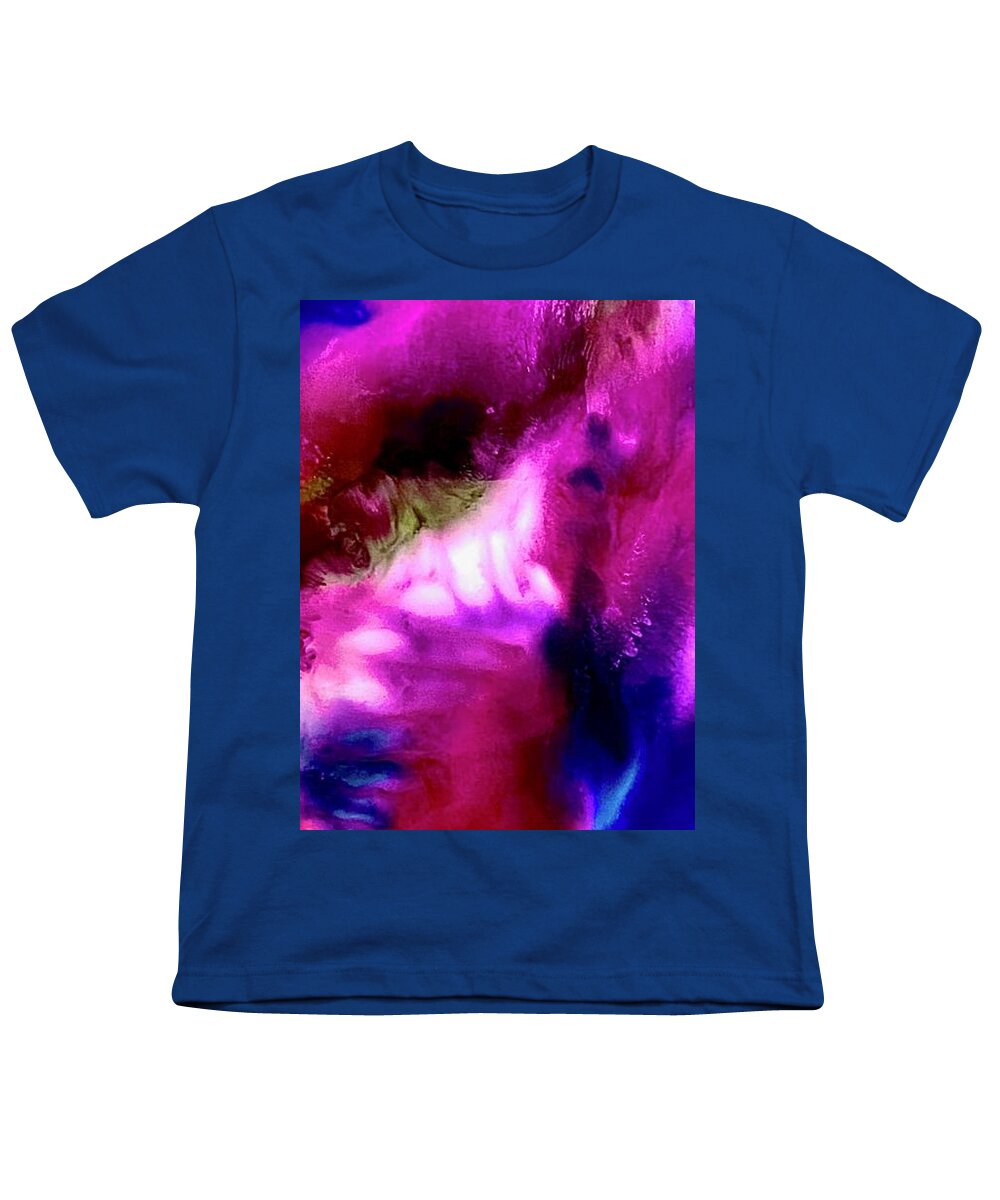Alcohol Ink Youth T-Shirt featuring the painting Inner Core by Tommy McDonell