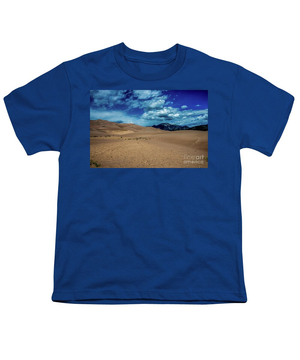 Great Sand Dunes Youth T-Shirt featuring the photograph Sand Dunes by Stephen Whalen