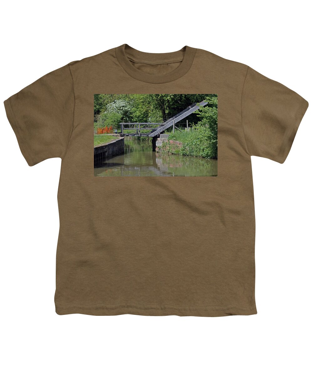 Bridge 233 Youth T-Shirt featuring the photograph Bridge 233 Oxford Canal by Tony Murtagh