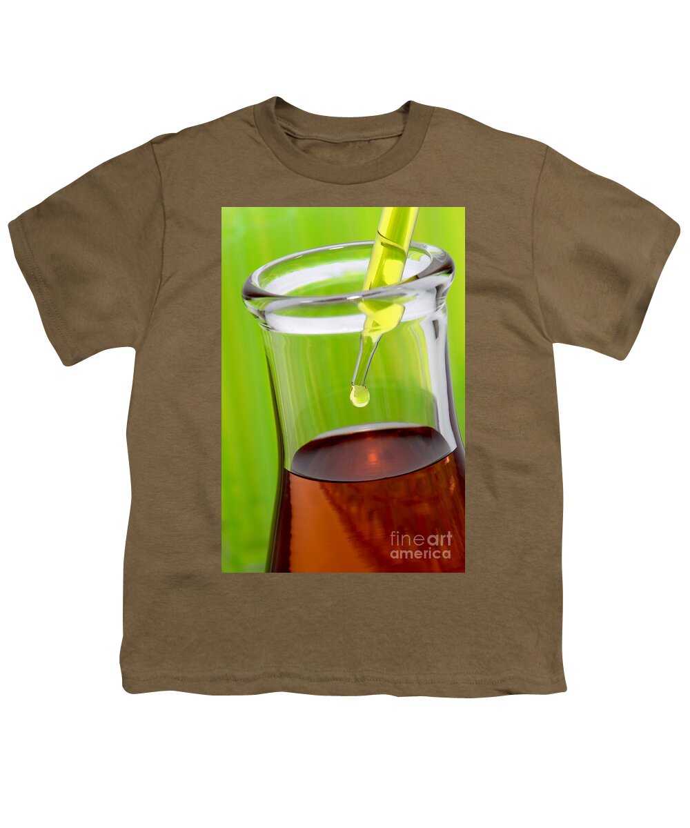 Pipette Youth T-Shirt featuring the photograph Equipment in Science Research Lab #1 by Science Research Lab