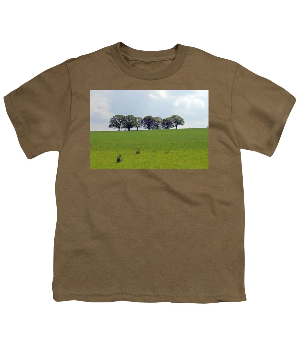 Tree Line Youth T-Shirt featuring the photograph Tree line #1 by Tony Murtagh