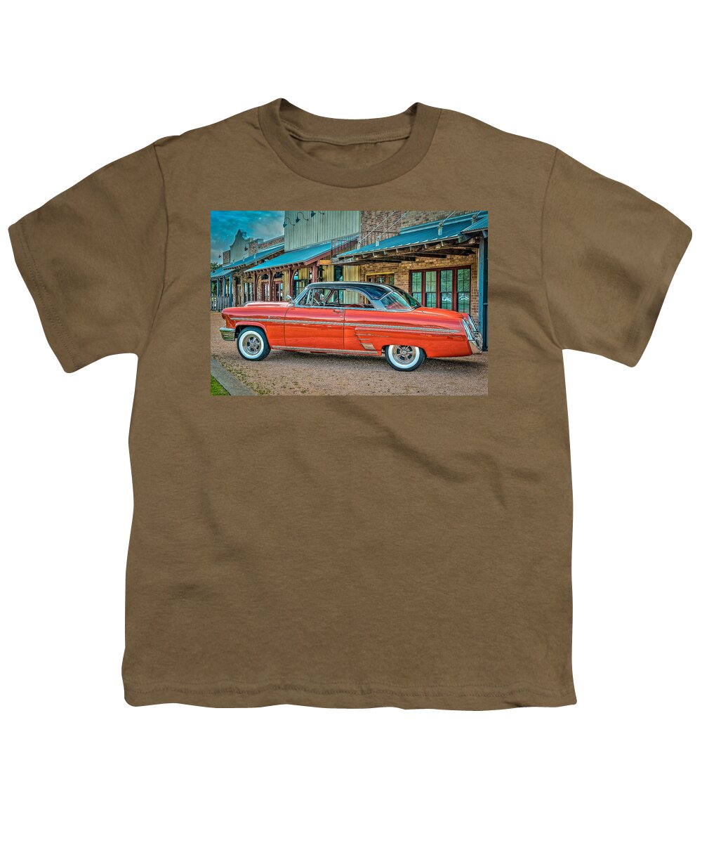 Maybellene Youth T-Shirt featuring the photograph 1953 Mercury Monterey named Maybellene by David Morefield