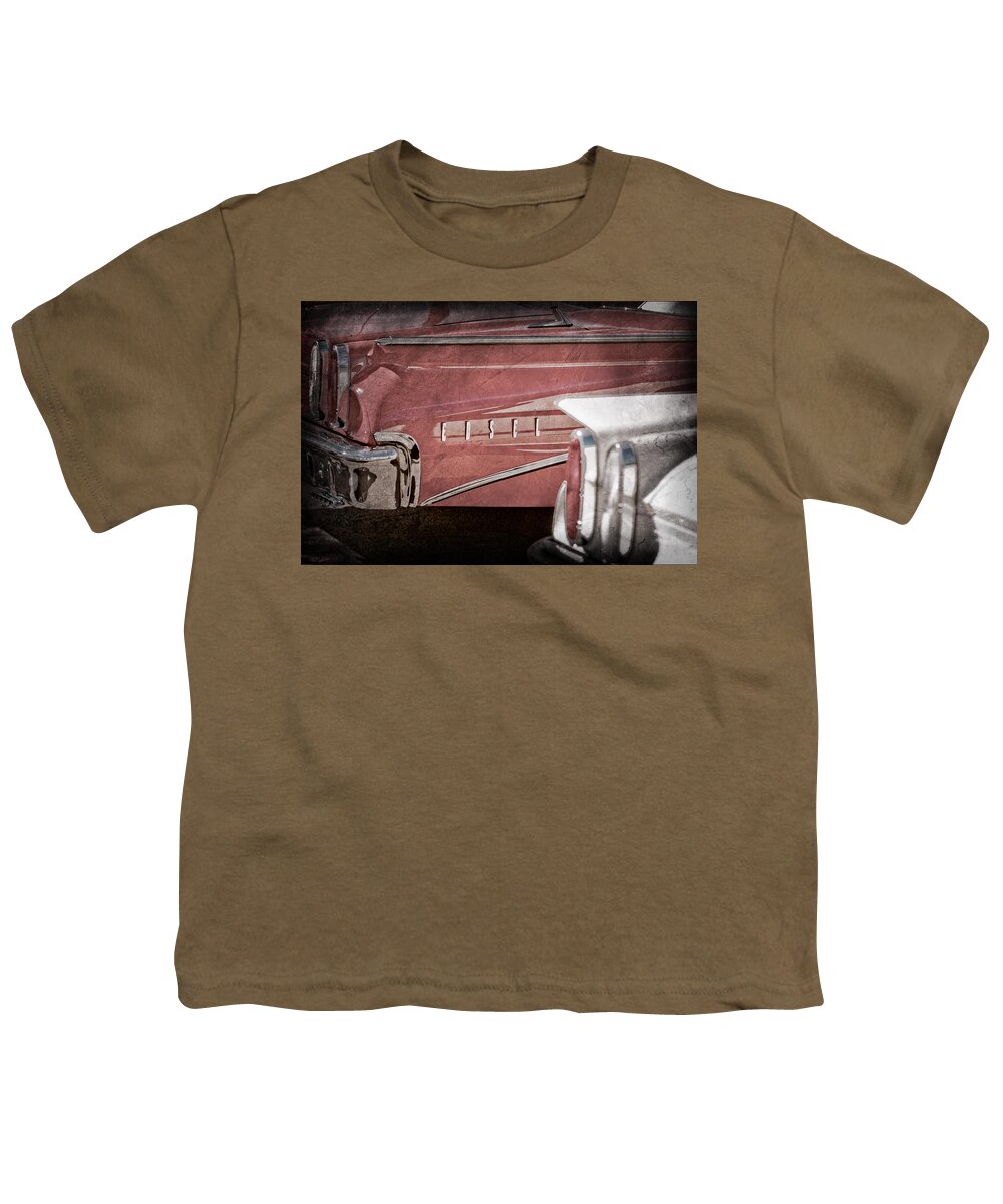 1960 Edsel Taillight Youth T-Shirt featuring the photograph 1960 Edsel Taillight #2 by Jill Reger