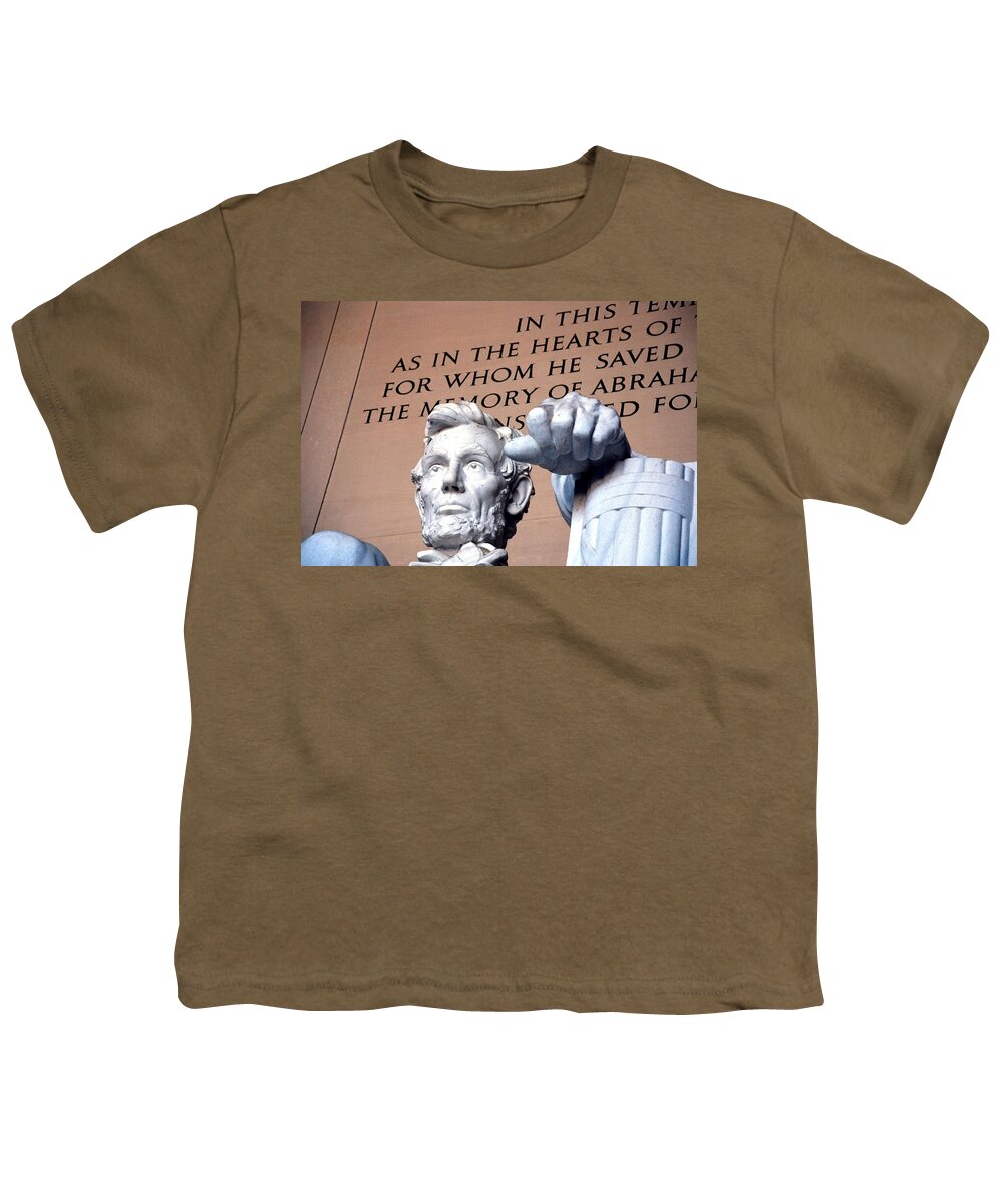 Washington Youth T-Shirt featuring the photograph Lincoln Memorial #2 by Kenny Glover