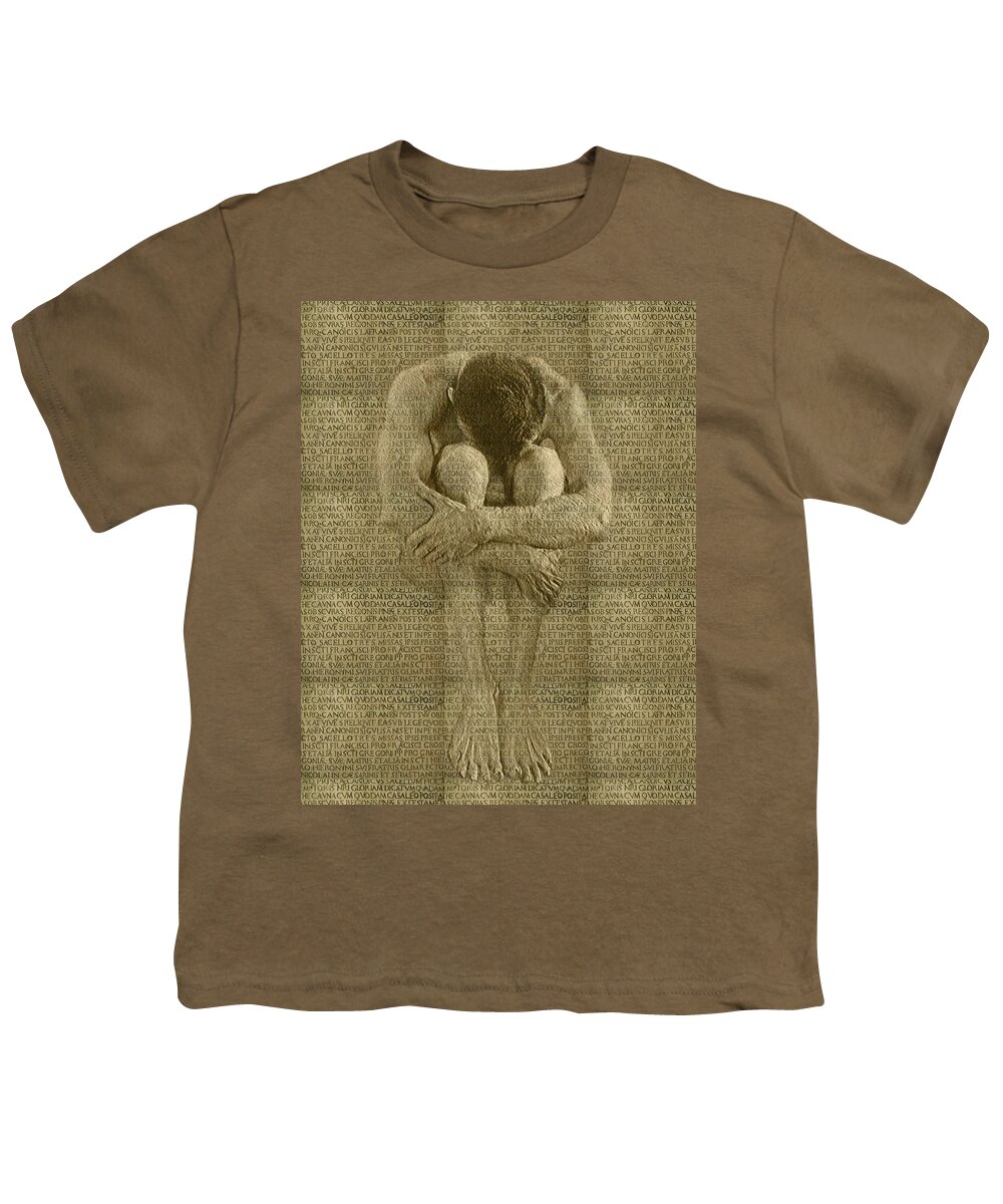 Nudes Youth T-Shirt featuring the photograph The Artist #2 by Kurt Van Wagner