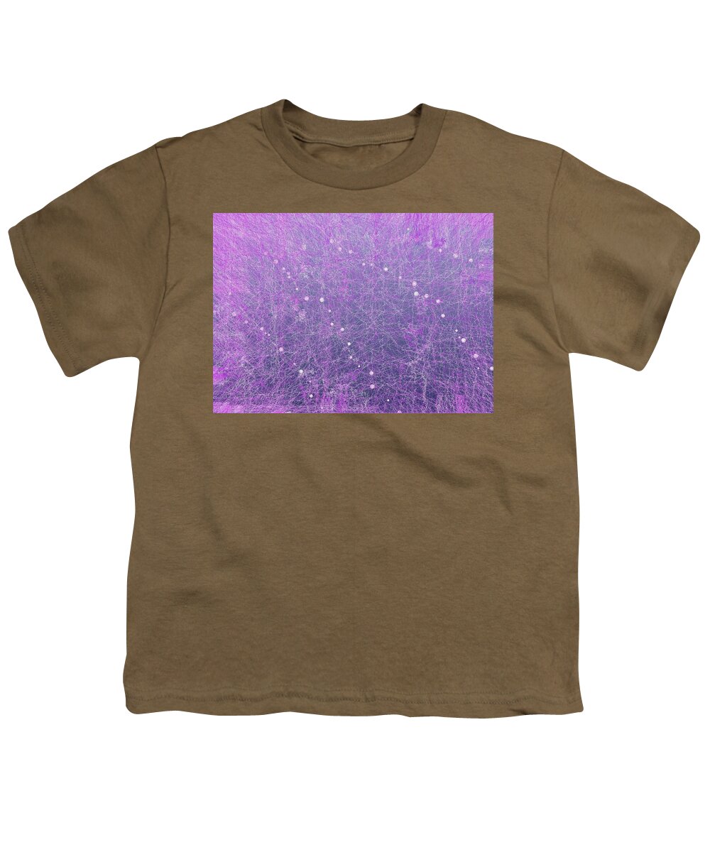Abstract Youth T-Shirt featuring the digital art 5x7.l.1.17 by Gareth Lewis