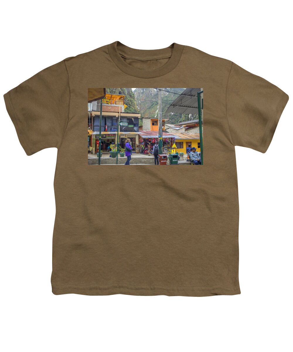 Peru Youth T-Shirt featuring the photograph Aguas Calientes by Patricia Hofmeester