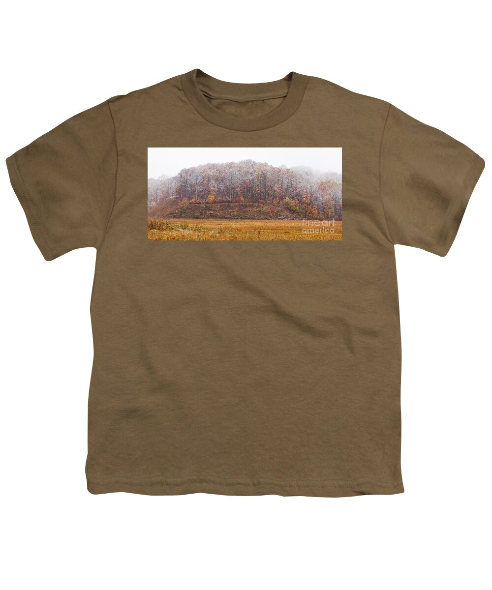 West Youth T-Shirt featuring the photograph Autumn in West Virginia by Les Palenik