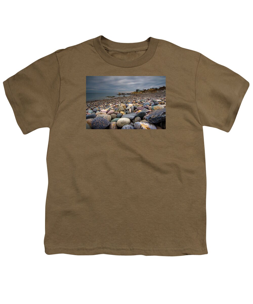 Cohasset Youth T-Shirt featuring the photograph Black Rock Beach by Brian MacLean