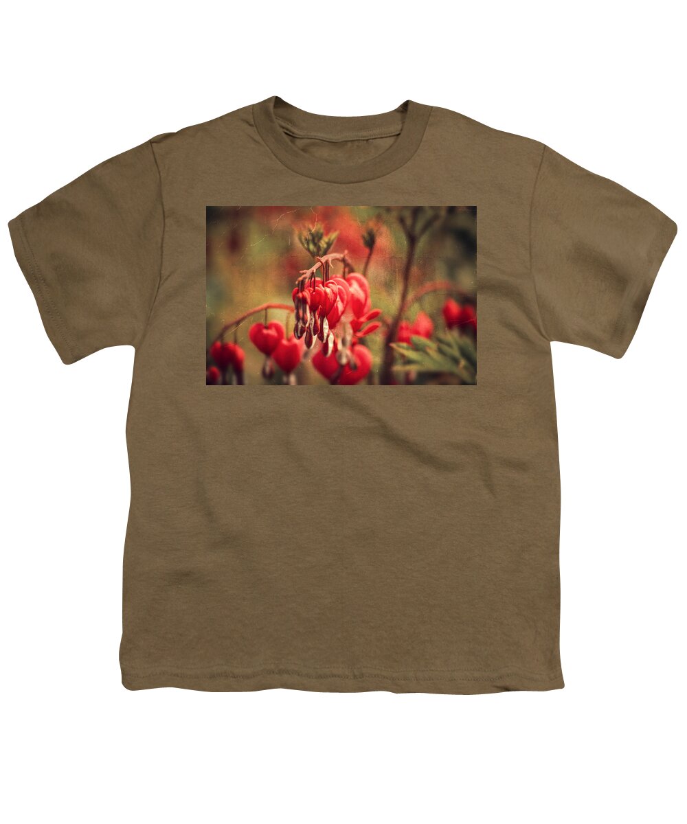 Love Youth T-Shirt featuring the photograph Bleeding Hearts by Spikey Mouse Photography