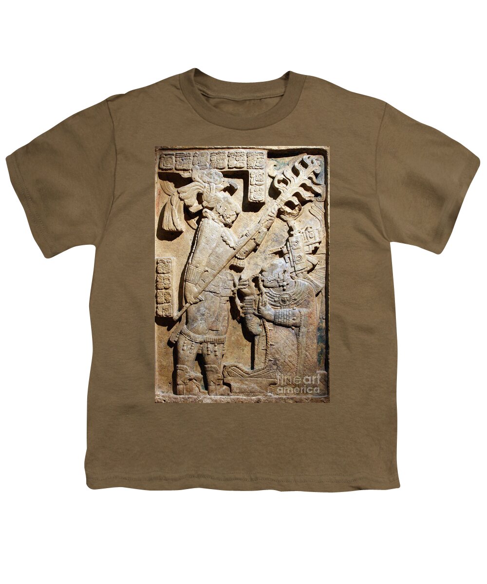 Archeology Youth T-Shirt featuring the photograph Bloodletting Ritual, 709 Ad by Science Source