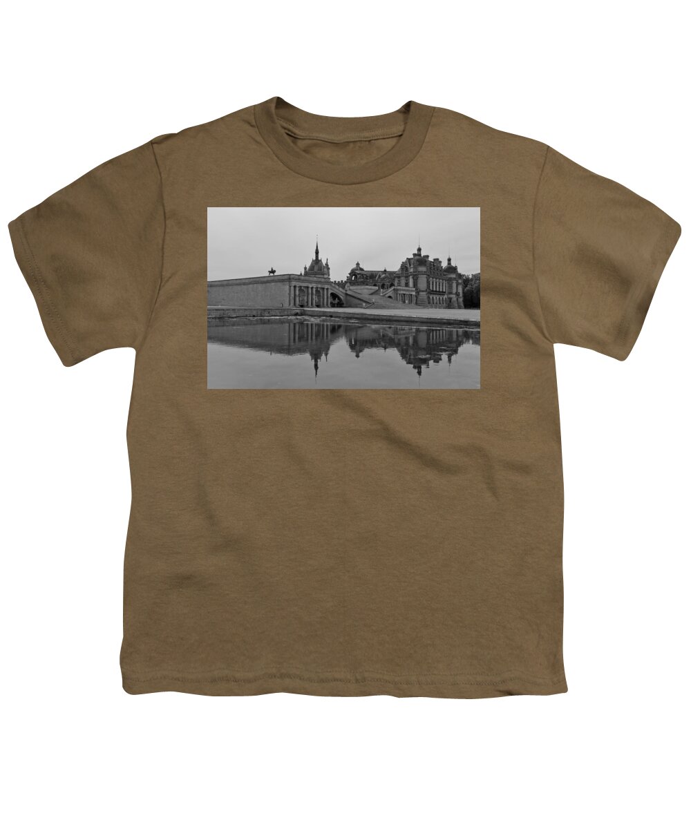 France Youth T-Shirt featuring the photograph Chateu de Chantilly by Maj Seda